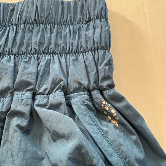 Free People FP Movement Shorts Womens Way Home Blue Size Small Mesh Inner Liner - Picture 3 of 7